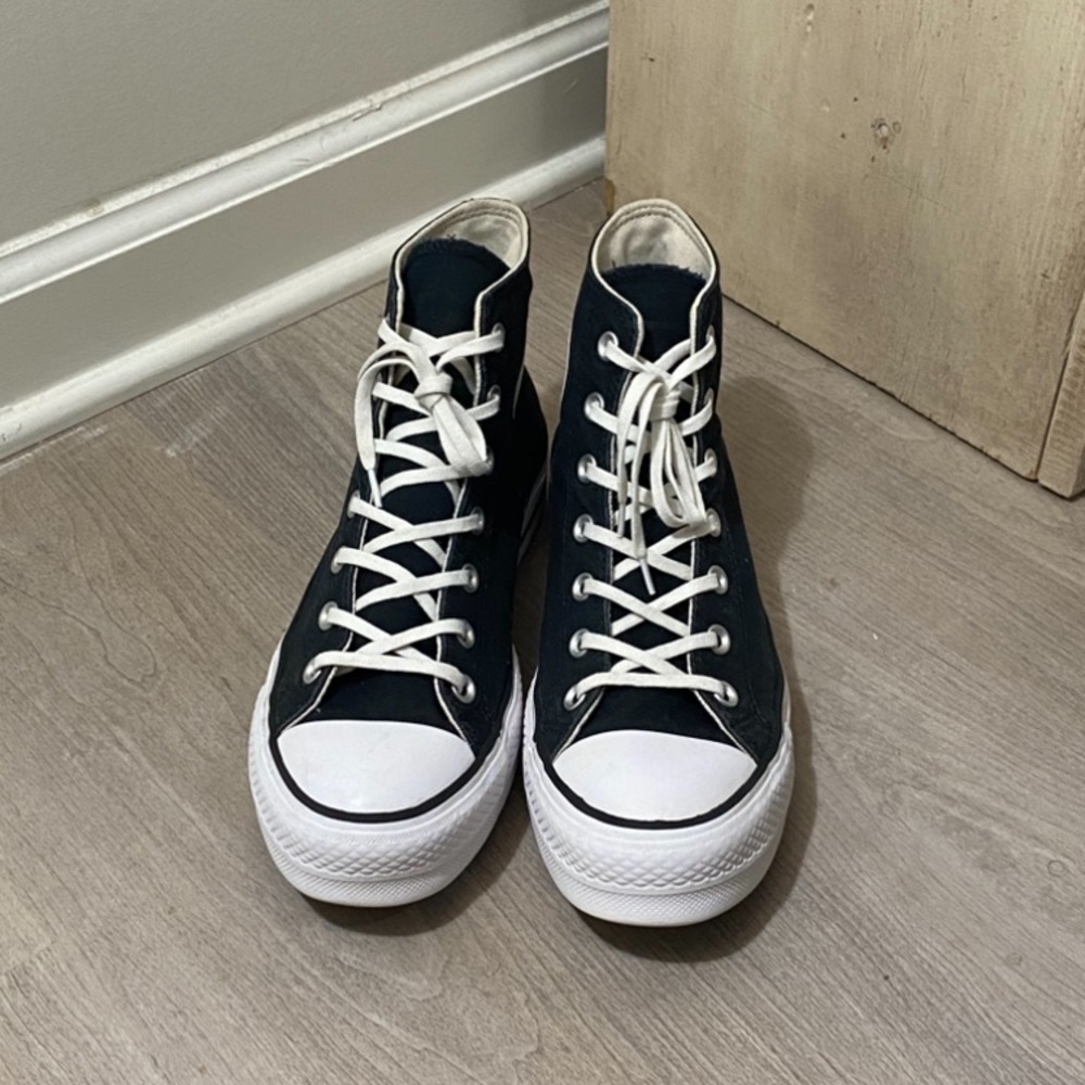 Converse Black and White Classic High-Top Sneakers